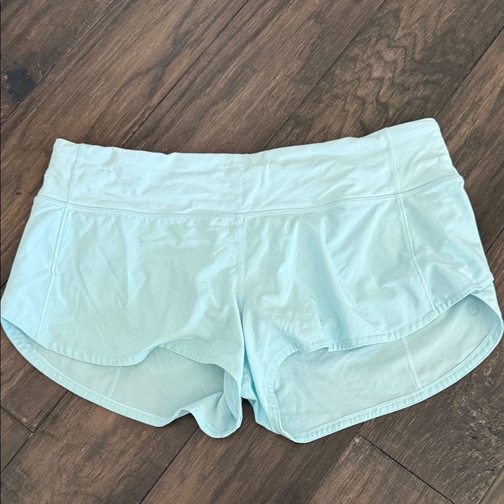 Lululemon Women's Light Blue Athletic Shorts